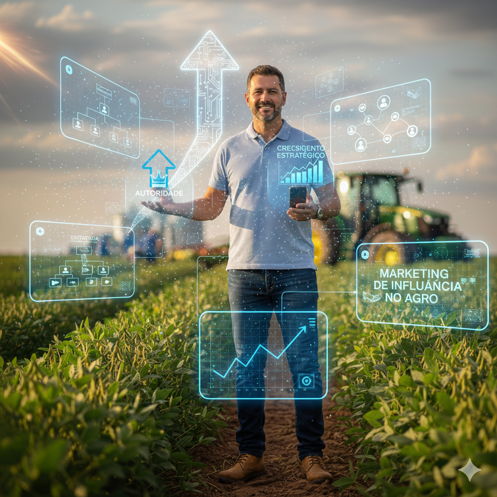 Marketing de influência no agronegócio como estratégia para gerar autoridade, confiança e crescimento de marcas no setor agro